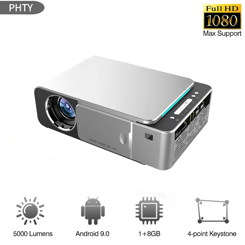 Buyzco  LED T6, ޴, HD, , 5000 , ȣȯ , 1080P